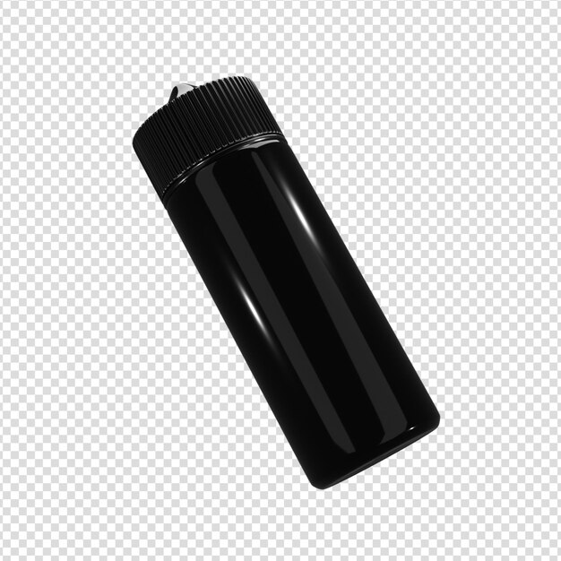 Mockup av flaska med pipett