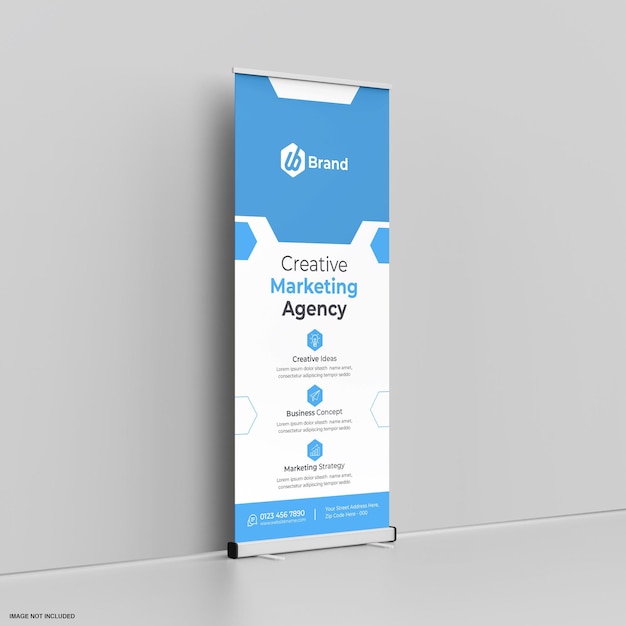 Mockup av Rollup-banner