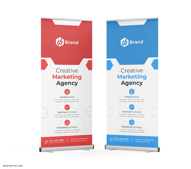 Mockup av Rollup-banner