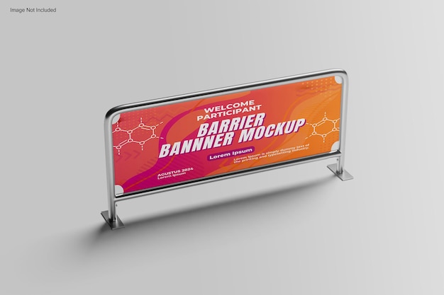 Mockup baneru barierowego