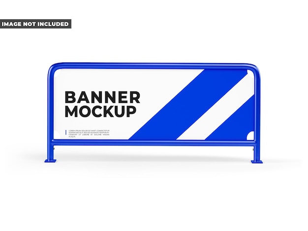 Mockup baneru barierowego