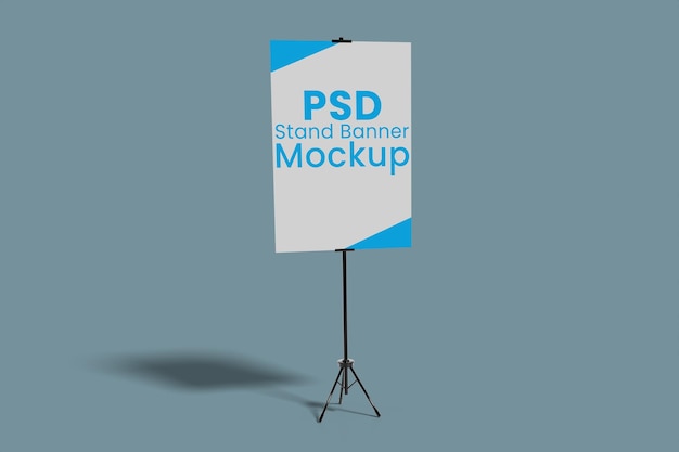 Mockup baneru na stojaku psd