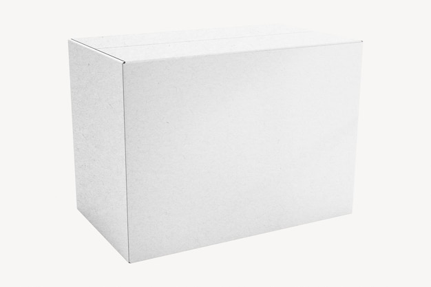 Mockup białego pudełka papierowego psd