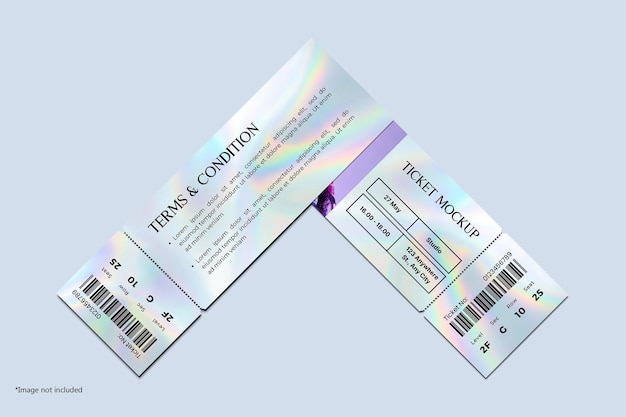 Mockup biletu