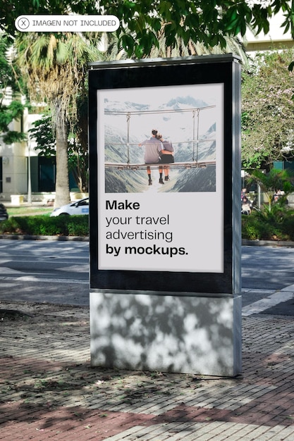 Mockup billboard to advertising