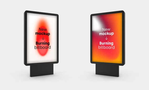 Mockup Billboard poster promotion.