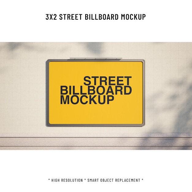 Mockup Billboard Street