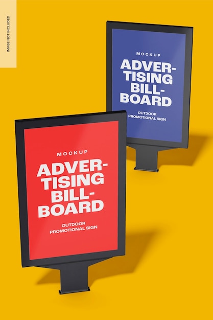 PSD mockup billboardów reklamowych