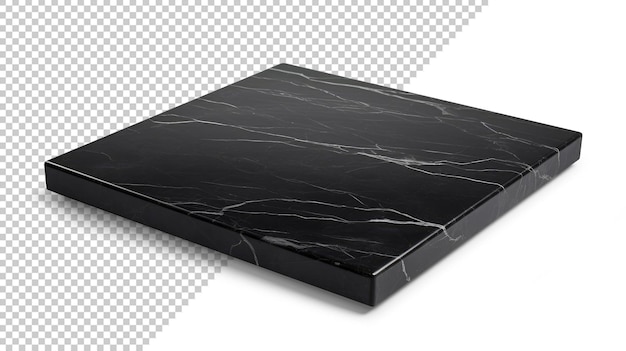 PSD mockup of a black marble table