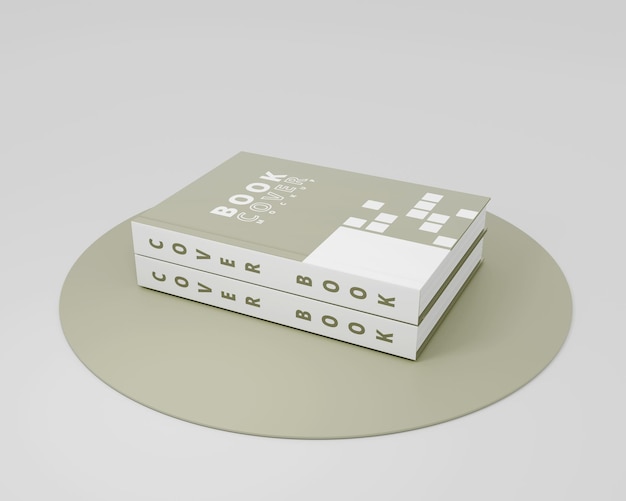 Mockup boek met harde kaft