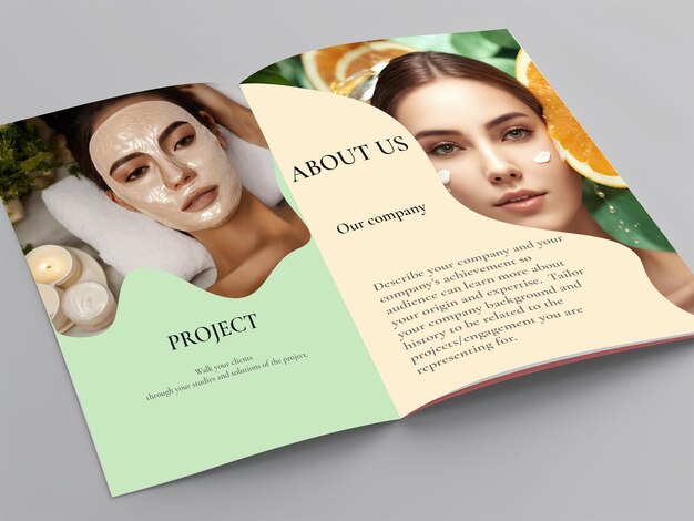 mockup brochure