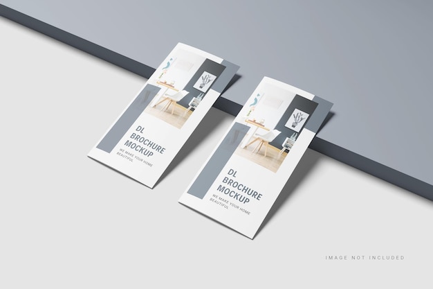 Mockup broszury DL