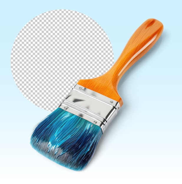 PSD mockup of a brush brush tool paintbrush work