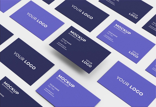 PSD mockup business card 06