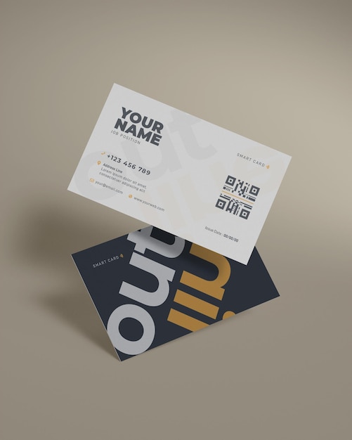 Mockup business card for branding psd