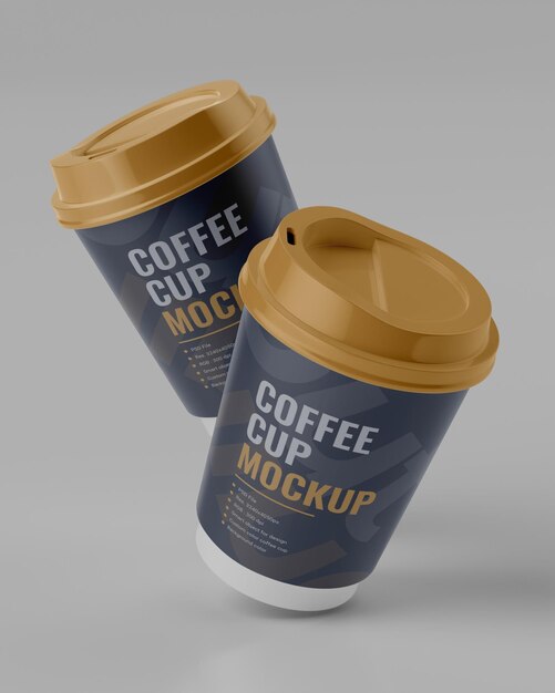 Mockup coffee cup for branding PSD