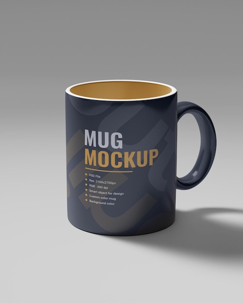 PSD mockup coffee mugs for branding psd