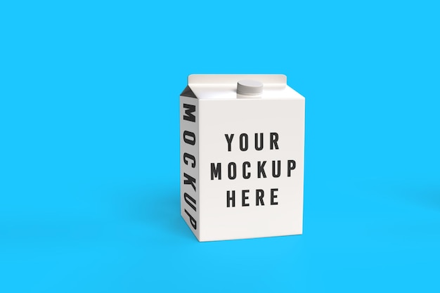 Mockup drankje cartoon