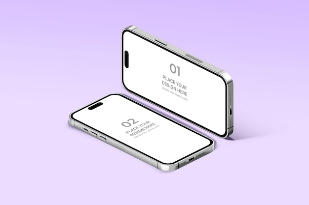 PSD mockup ekranu iphone'a