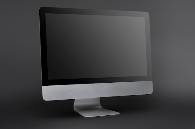 Mockup ekranu komputera PSD urządzenie cyfrowe
