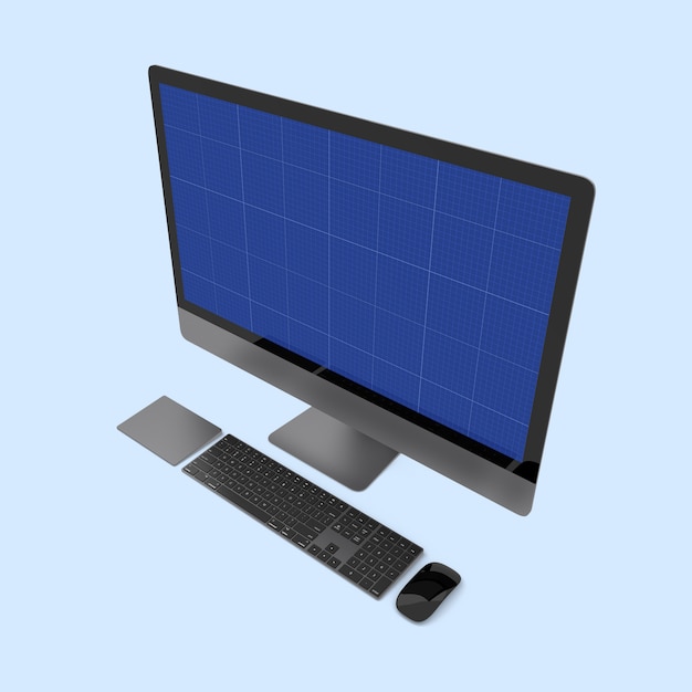Mockup ekranu komputera