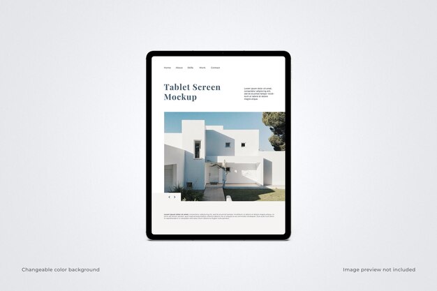 Mockup Ekranu Tabletu