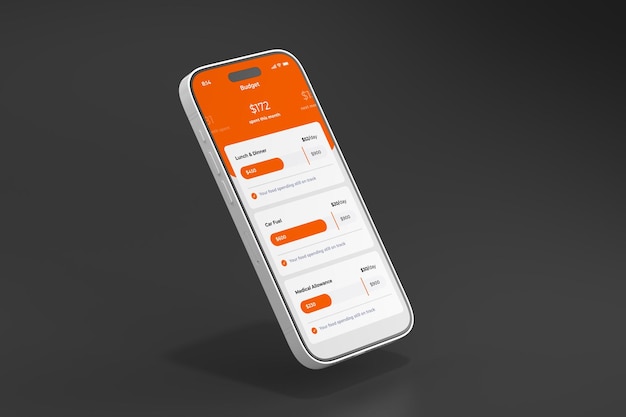Mockup ekranu telefonu