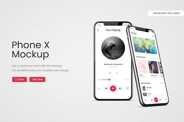 Mockup ekranu telefonu