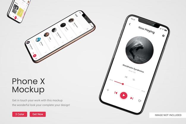 Mockup ekranu telefonu
