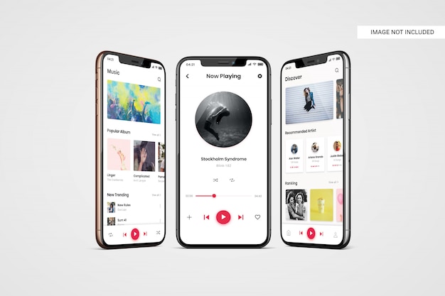 Mockup ekranu telefonu
