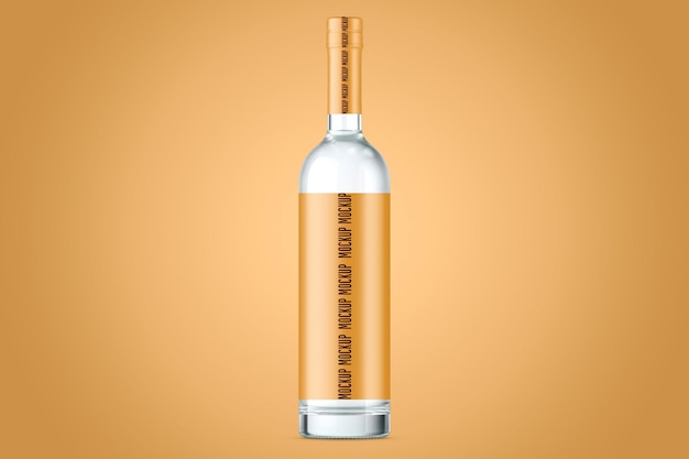 PSD mockup fles garrafa drank