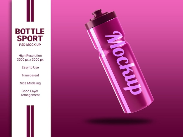 Mockup Fles Sport