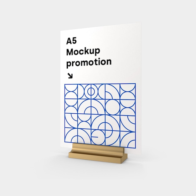 PSD mockup flyer promotion.