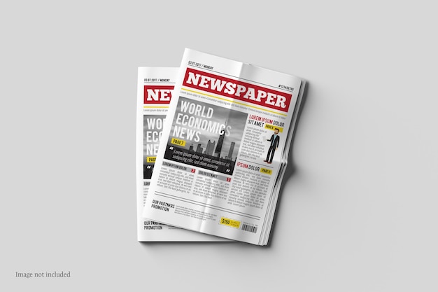 PSD mockup gazety