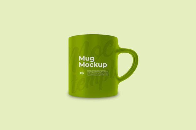 Mockup groene mok