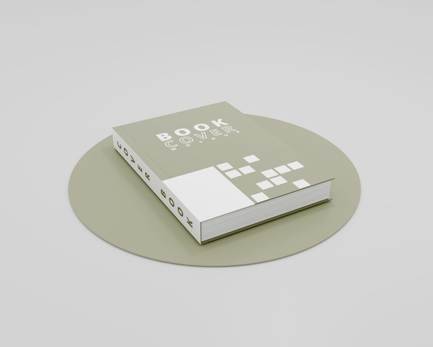 Libro mockup con copertina rigida