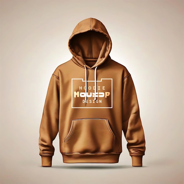 PSD mockup of hoodie front