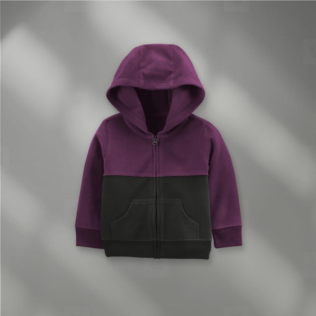 Mockup hoodie jacket clothes kids set