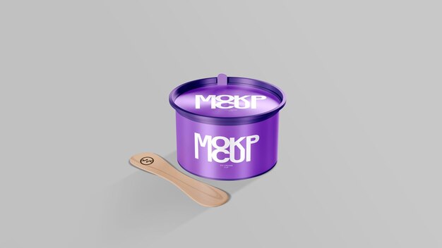 Mockup ice cream cup small 001