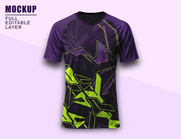 mockup jersey sport full editable