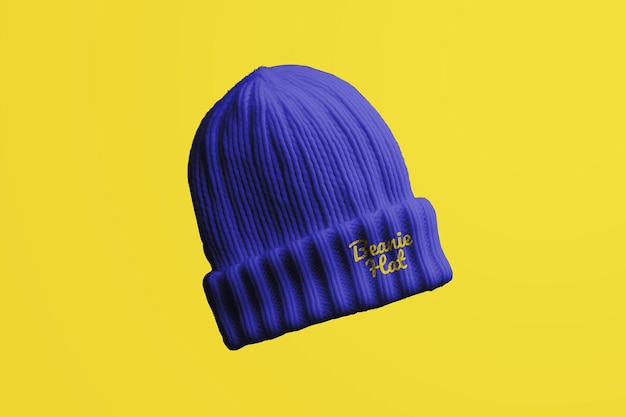 Mockup kapelusza Beanie