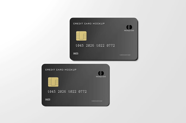 Mockup karty kredytowej