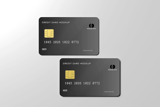 Mockup karty kredytowej