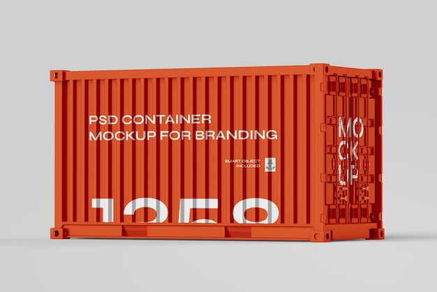 Mockup kontenera transportowego