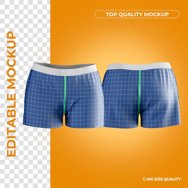 Mockup korte Femenino