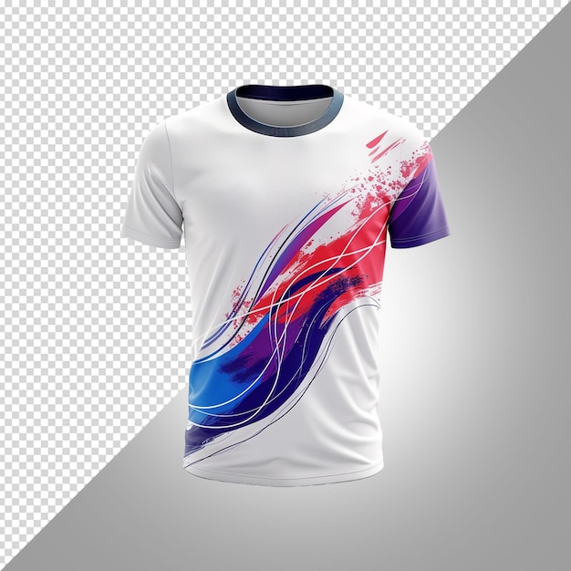 PSD mockup koszulki esport izolowany na białym tle