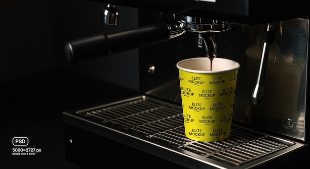 Mockup kubka espresso