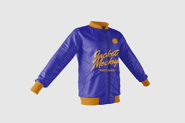 Mockup kurtki Photoshop Widok boczny