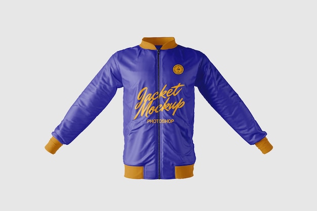 Mockup kurtki Photoshop Widok boczny
