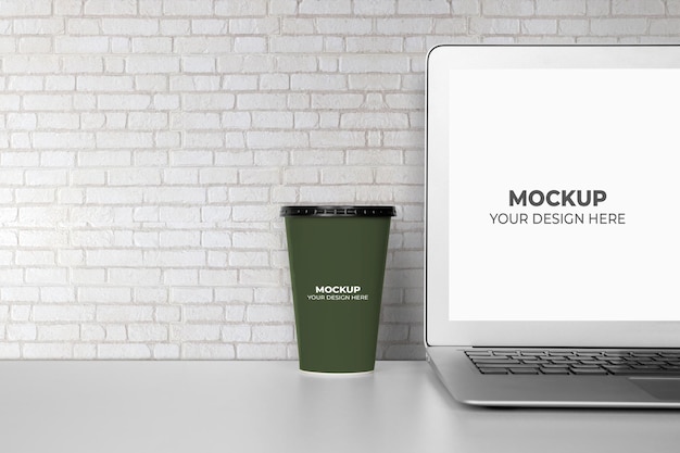 PSD mockup laptop computerscherm